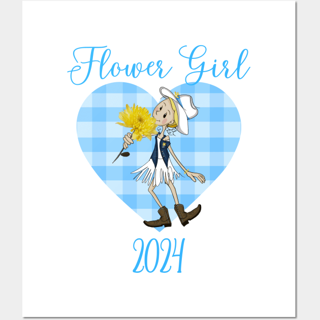 Flower Girl 2024 Wall Art by AuburnQuailart